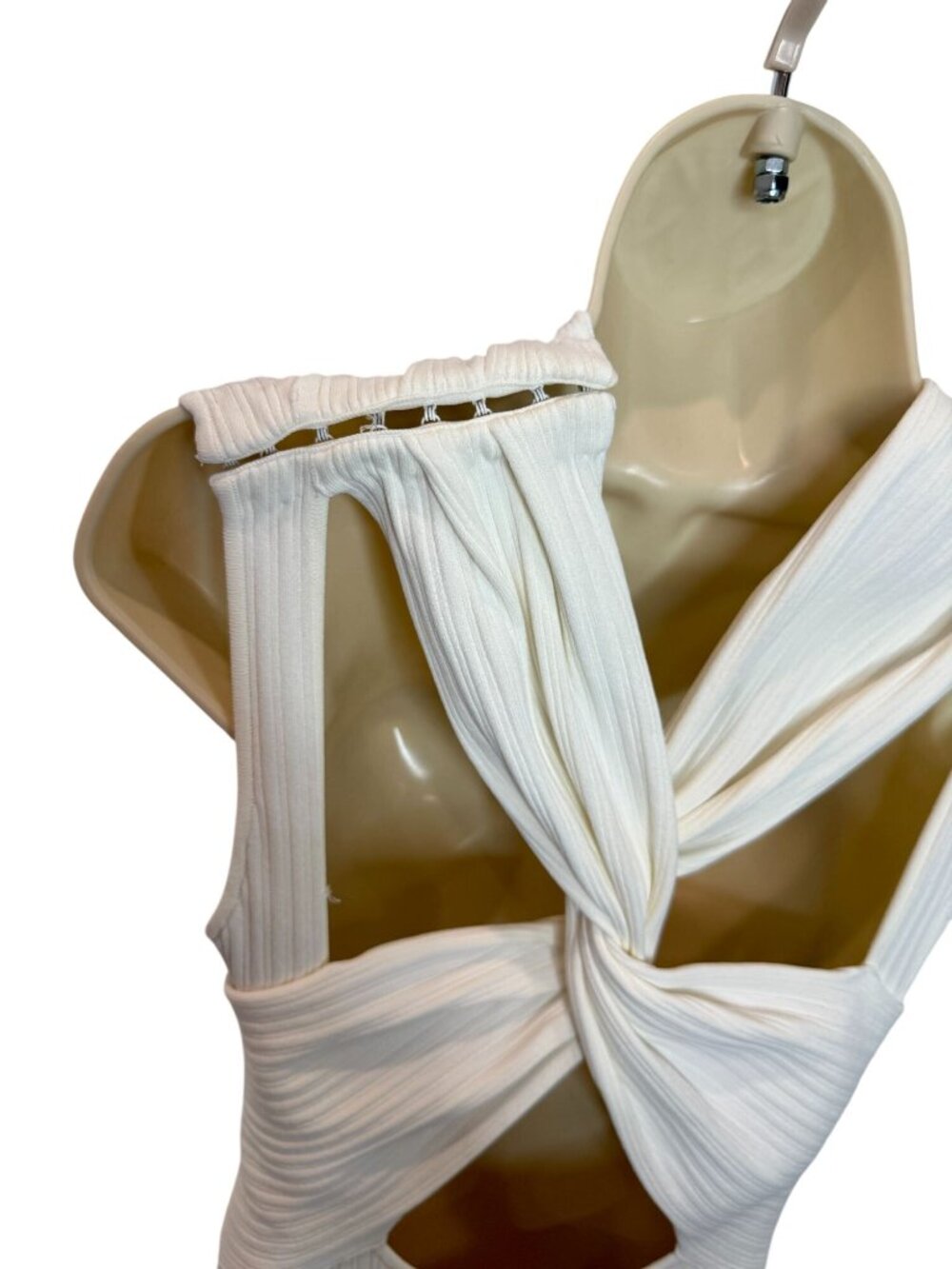Aknvas Ingrid Midi Dress White Wedding NWOT - Size S - Picture 7 of 12